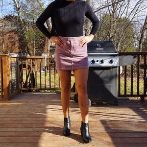 Lavender Mossimo Supply Co. mini skirt